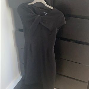 Office black dress Banana Republic